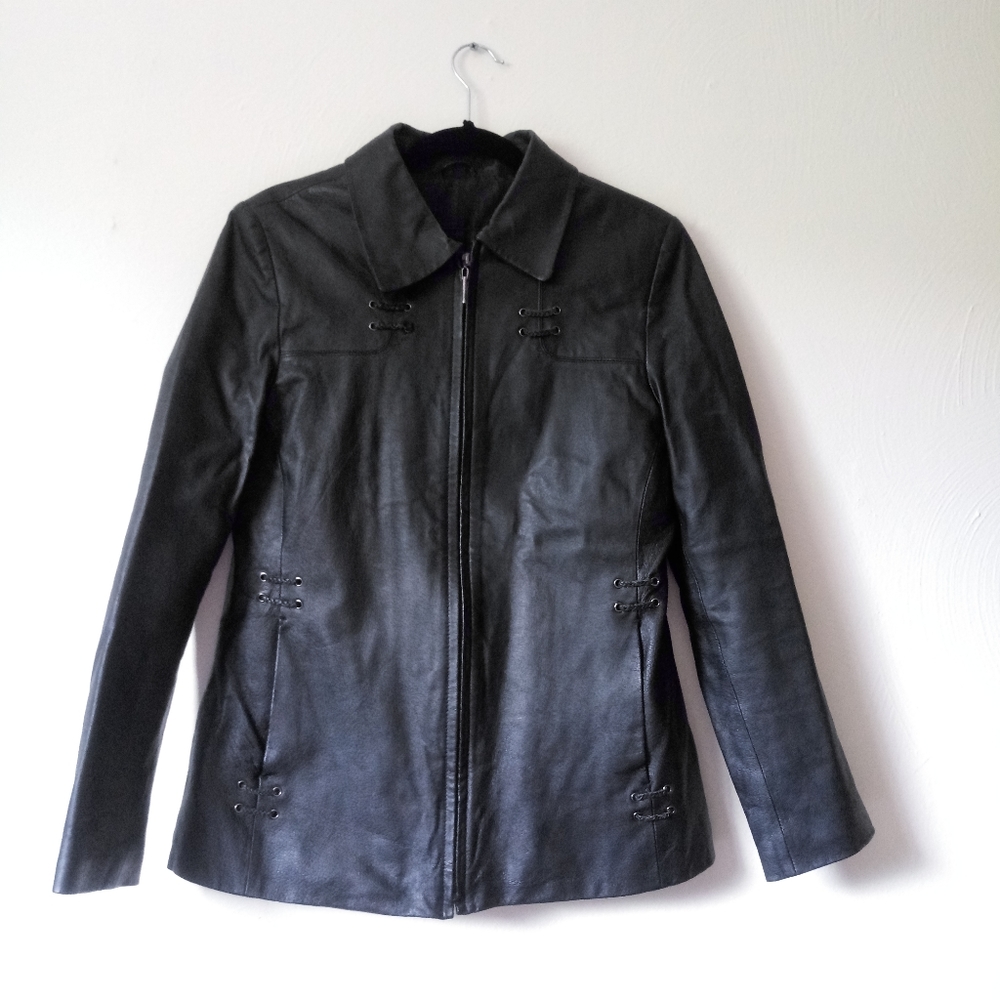 Leather jacket